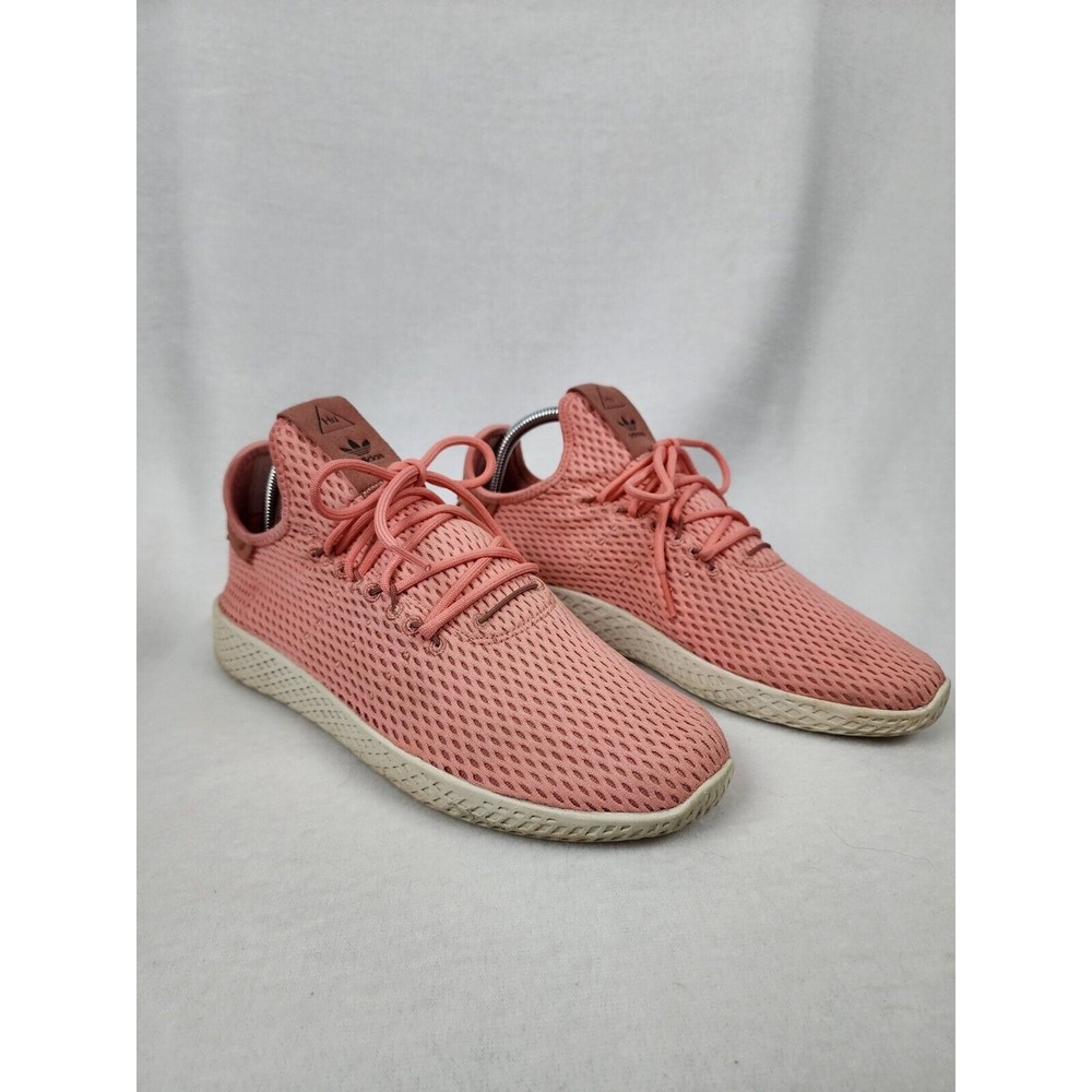 Adidas Tennis Hu Sneakers by Pharrell Tactile Rose Shoe BY8715 Mens Size 8